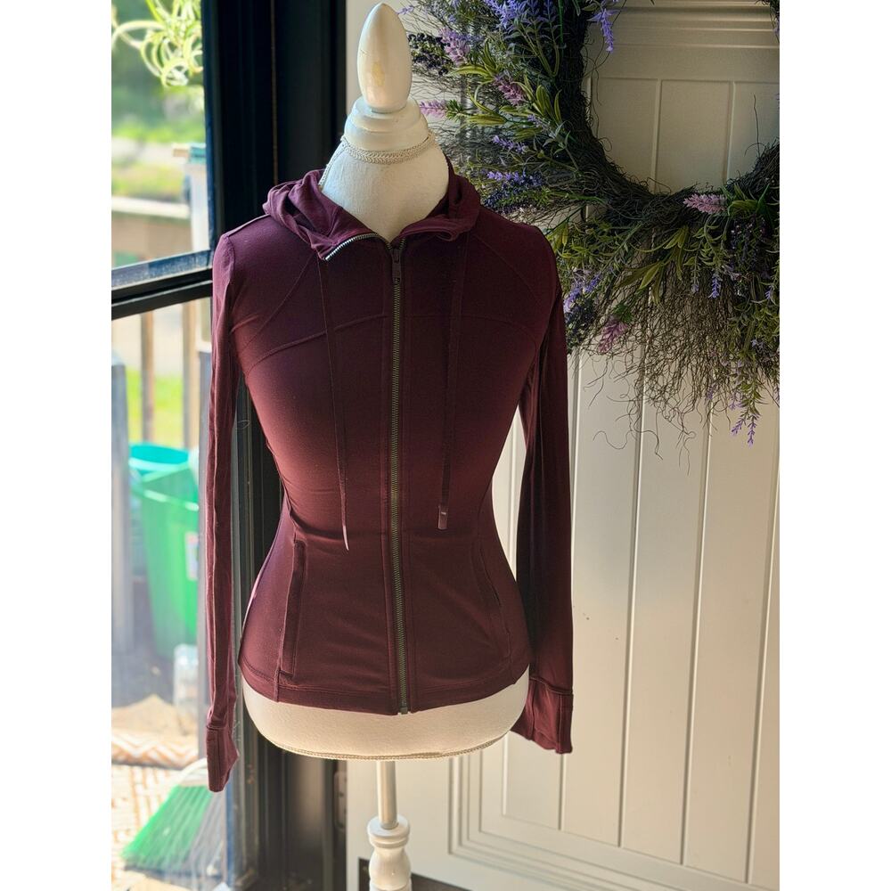 Lululemon Hooded Define Jacket Nulu - Dark Adobe size 4